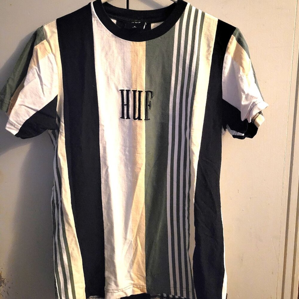 HUF Unisex Striped T-Shirt - S